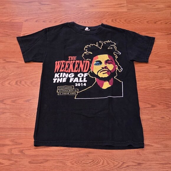 The Weekend Tops - The Weekend King of the Fall 2014 XO Tour Black Concert T-Shirt Women's Small